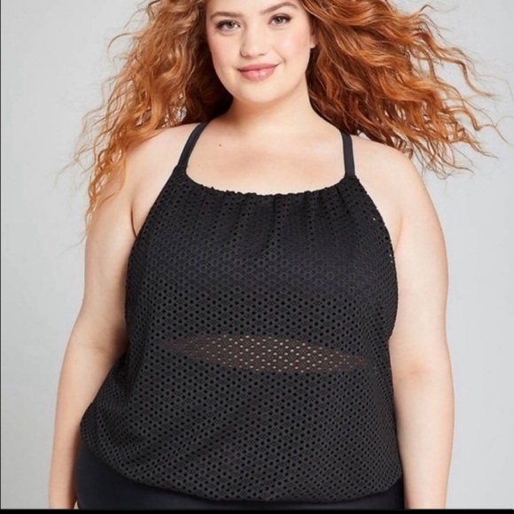 Swim by Cacique Tankini Top size 18 - Picture 1 of 15